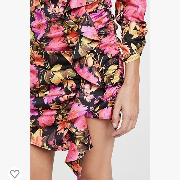 For Love & Lemons Women's Gathered Neckline Midi Dress - Picture 6 of 6